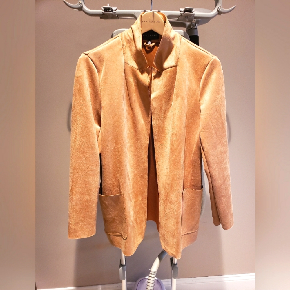 Ladies suade blazer
